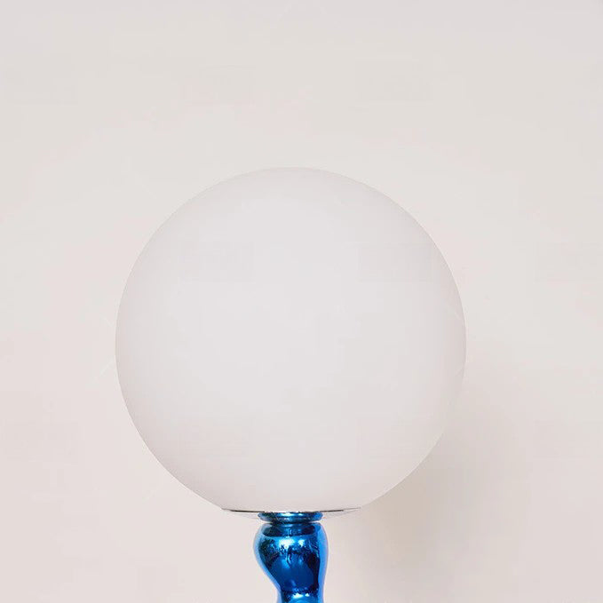 Irregular Cylinder Orb PE Floor Lamp
