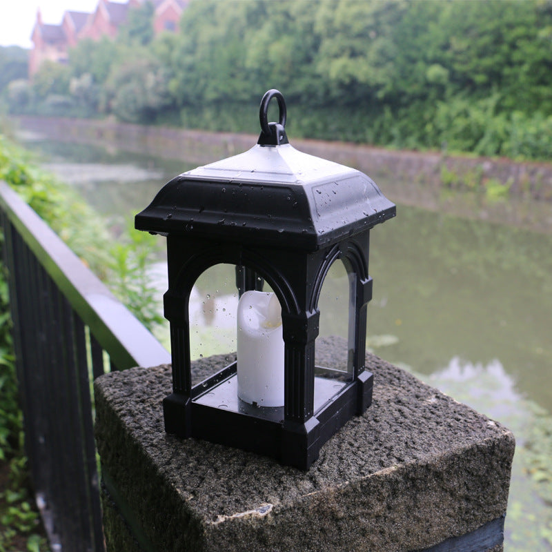 Rectangular Candle Plastic Garden Outdoor Light