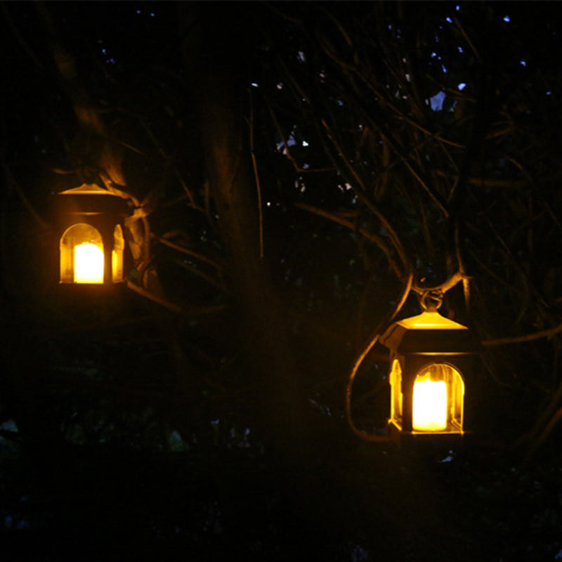 Rectangular Candle Plastic Garden Outdoor Light