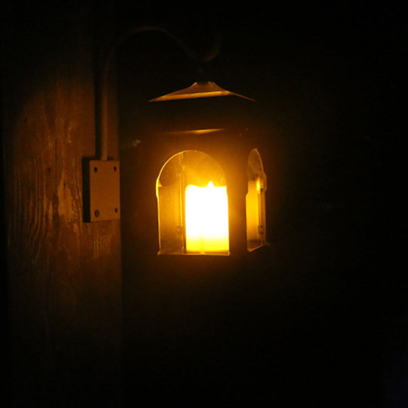 Rectangular Candle Plastic Garden Outdoor Light