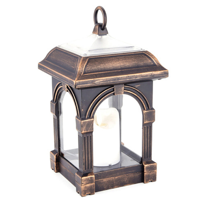 Rectangular Candle Plastic Garden Outdoor Light