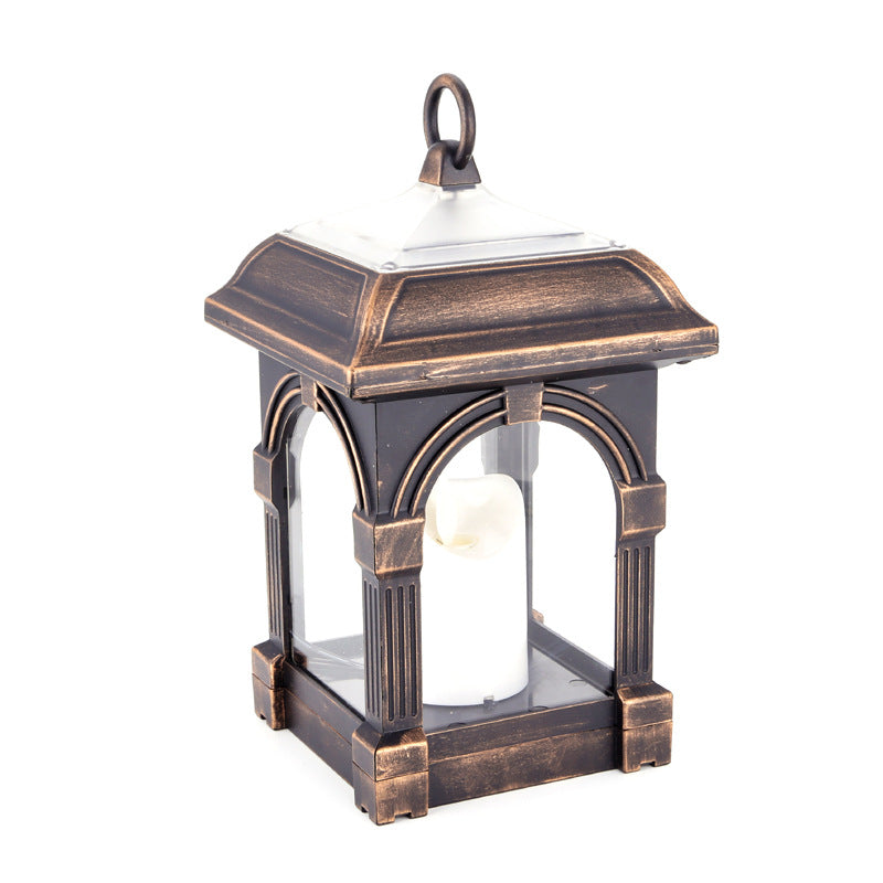 Rectangular Candle Plastic Garden Outdoor Light