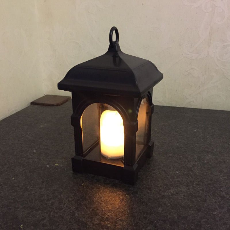 Rectangular Candle Plastic Garden Outdoor Light