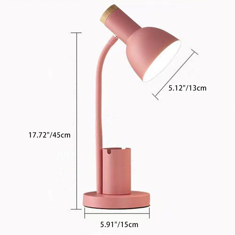 Round Horn Shape Pen Table Lamp