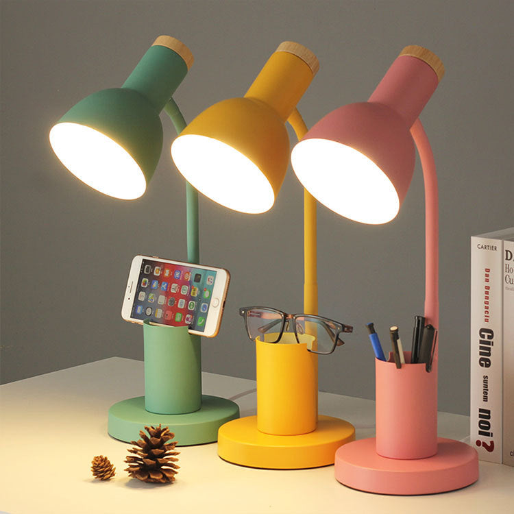 Round Horn Shape Pen Table Lamp
