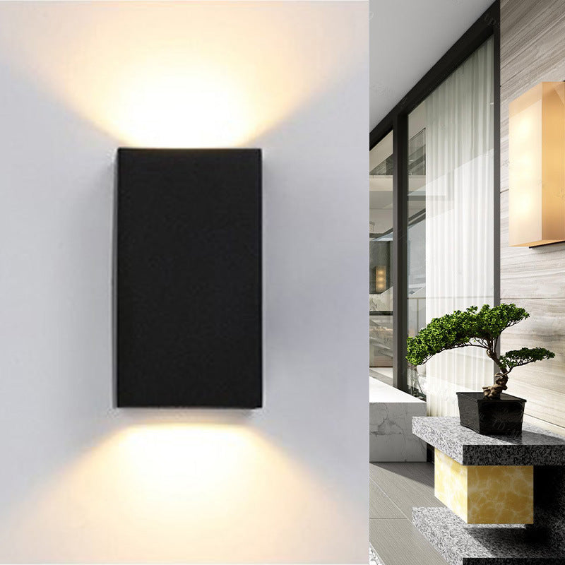 Rectangular Aluminum Patio Outdoor Light