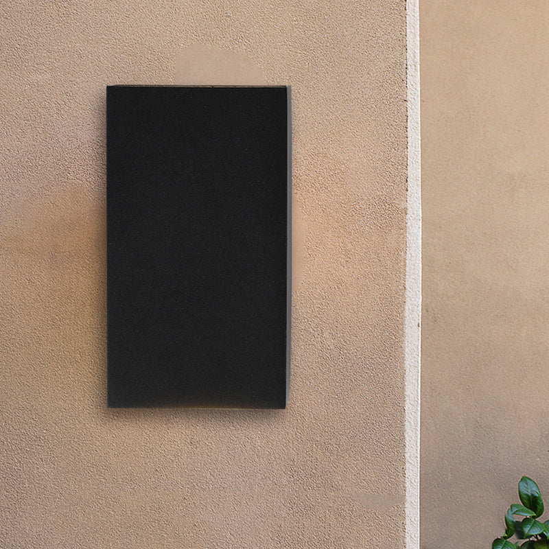 Rectangular Aluminum Patio Outdoor Light