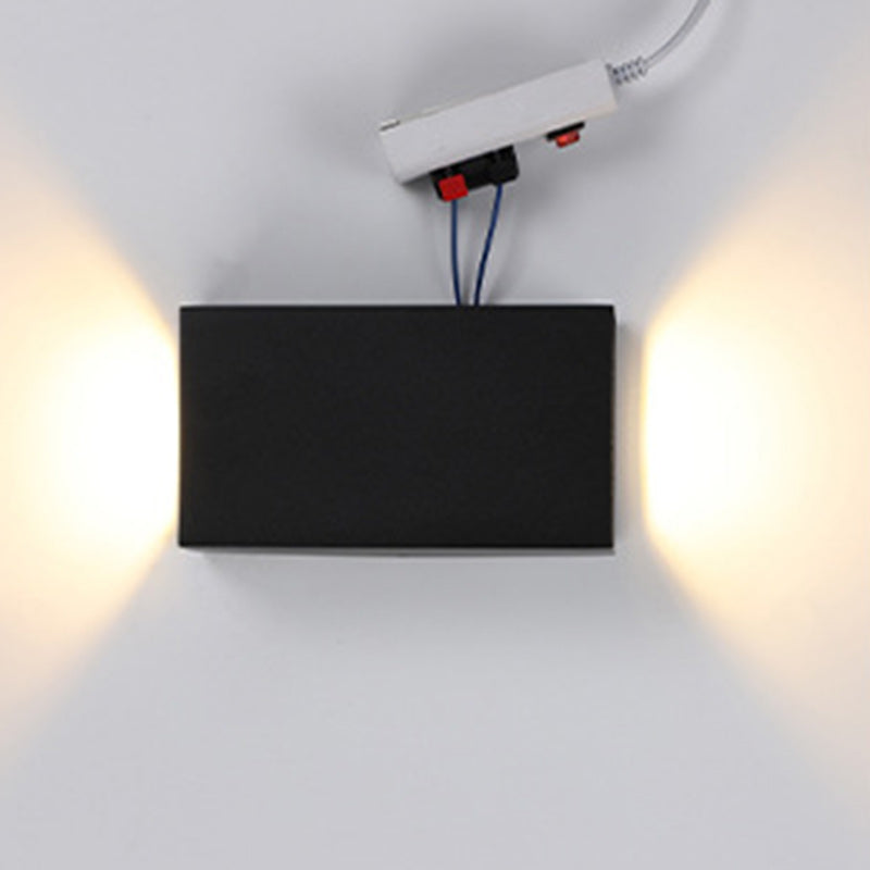 Rectangular Aluminum Patio Outdoor Light