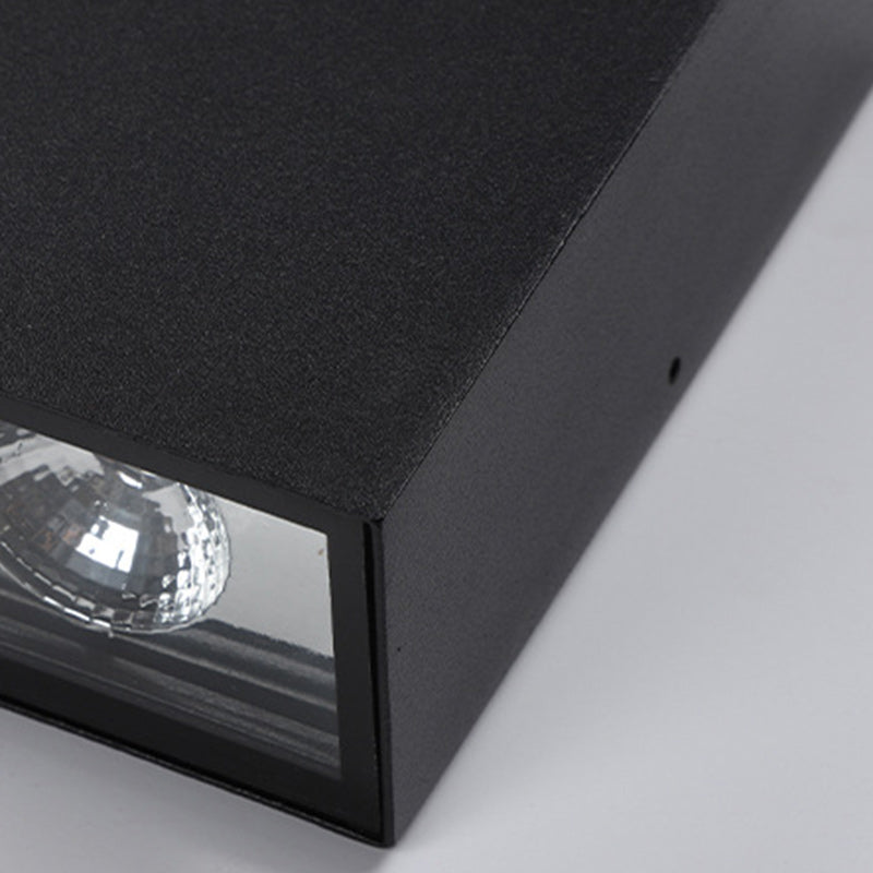 Rectangular Aluminum Patio Outdoor Light