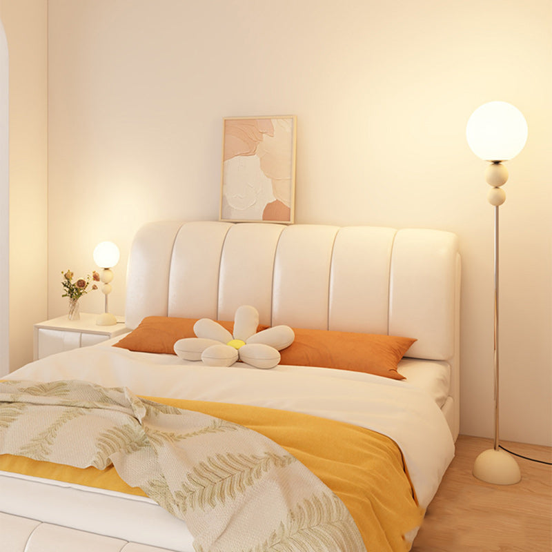 Round Orb Iron Plastic Floor Lamp