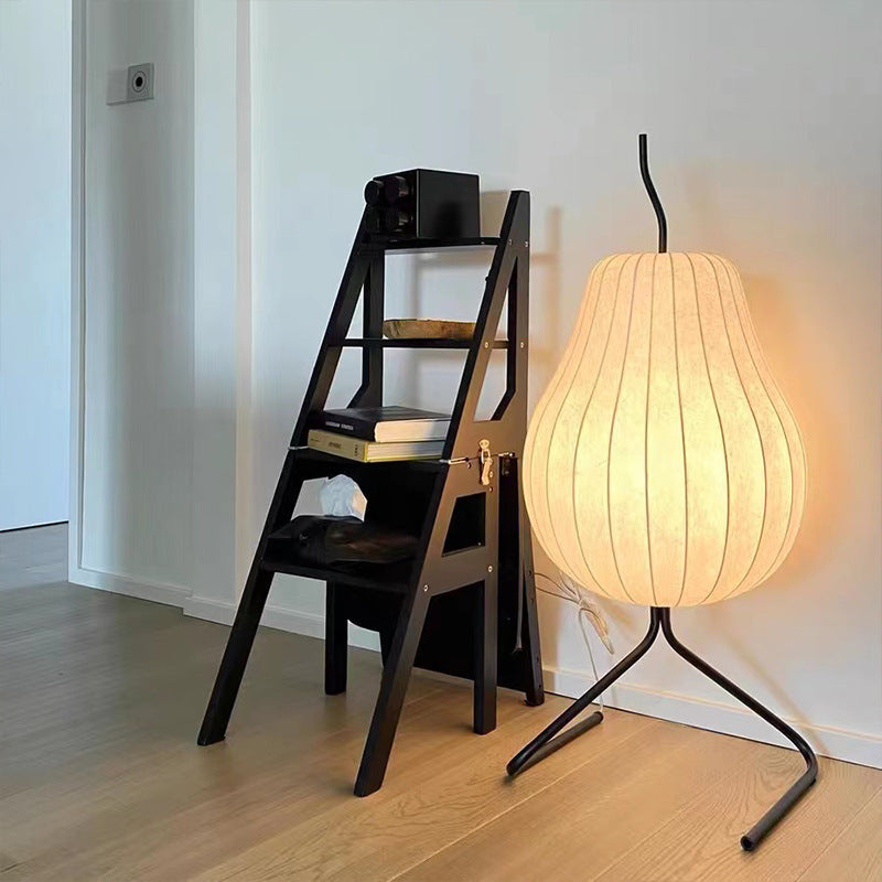 Pear Silk Iron Living Floor Lamp