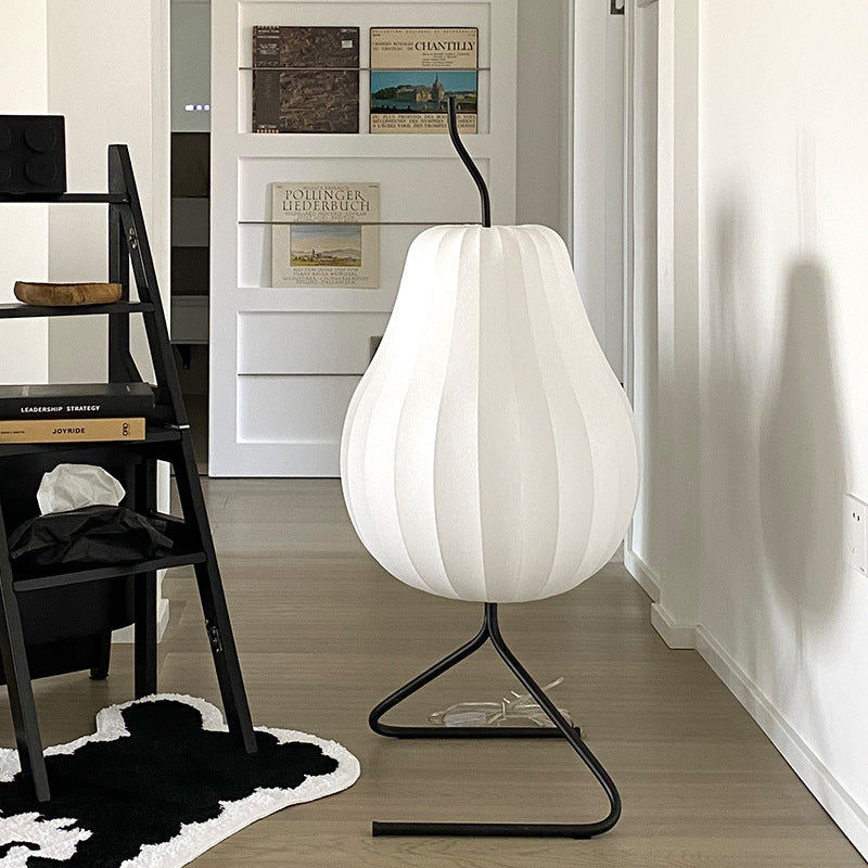 Pear Silk Iron Living Floor Lamp