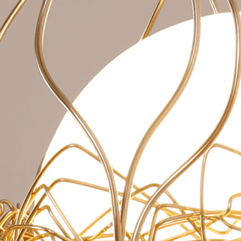 Round Bird's Nest Aluminum Wall Lamp