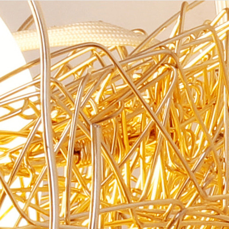 Round Bird's Nest Aluminum Wall Lamp