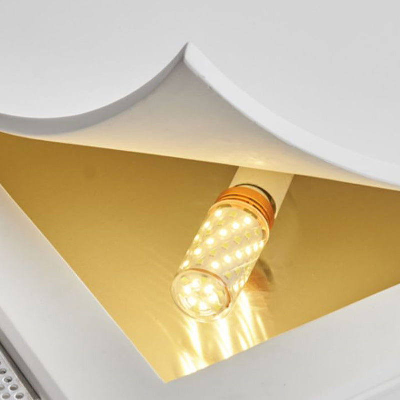 Square Opening Plaster Living Wall Lamp