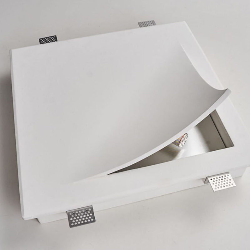 Square Opening Plaster Living Wall Lamp