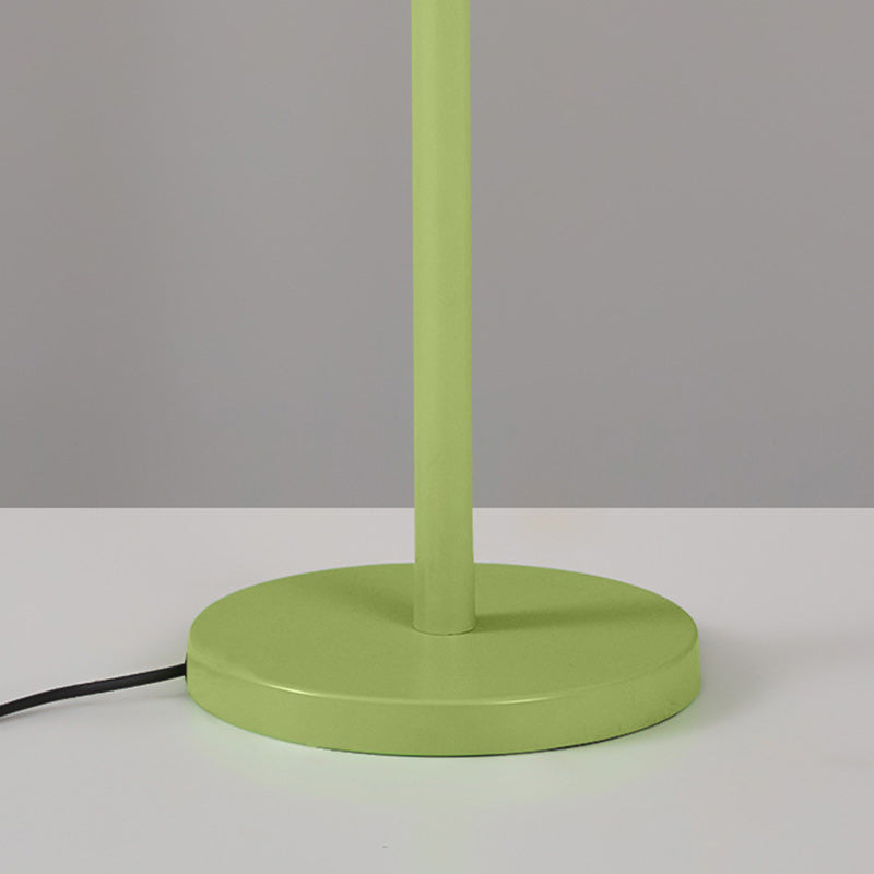 Long Flower Iron Frame 2-Light Floor Lamp
