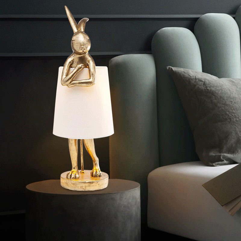 Rabbit Cylinder Apron Shape Table Lamp