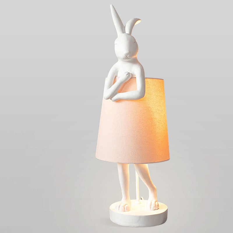 Rabbit Cylinder Apron Shape Table Lamp