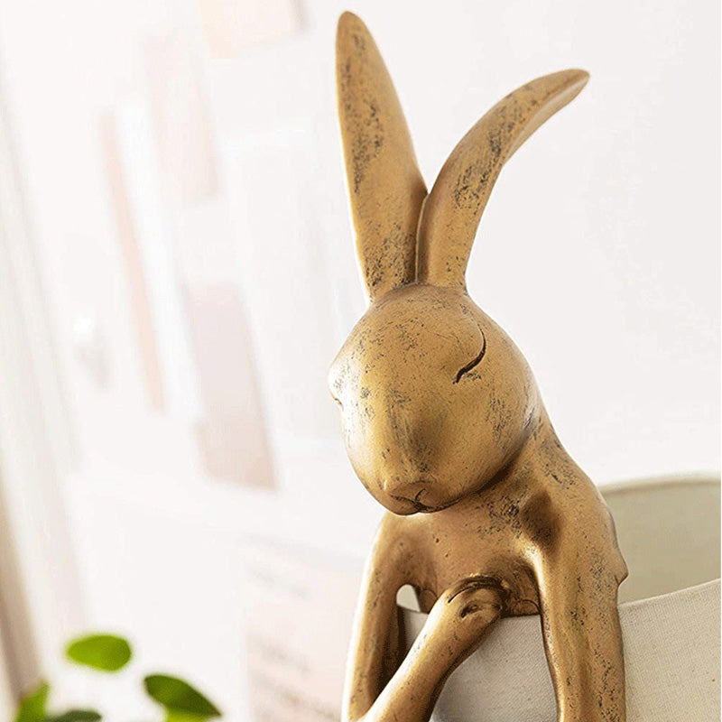 Rabbit Cylinder Apron Shape Table Lamp
