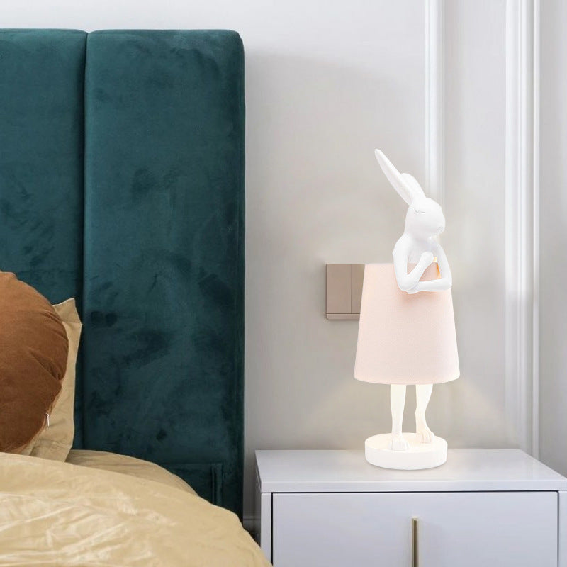 Rabbit Cylinder Apron Shape Table Lamp