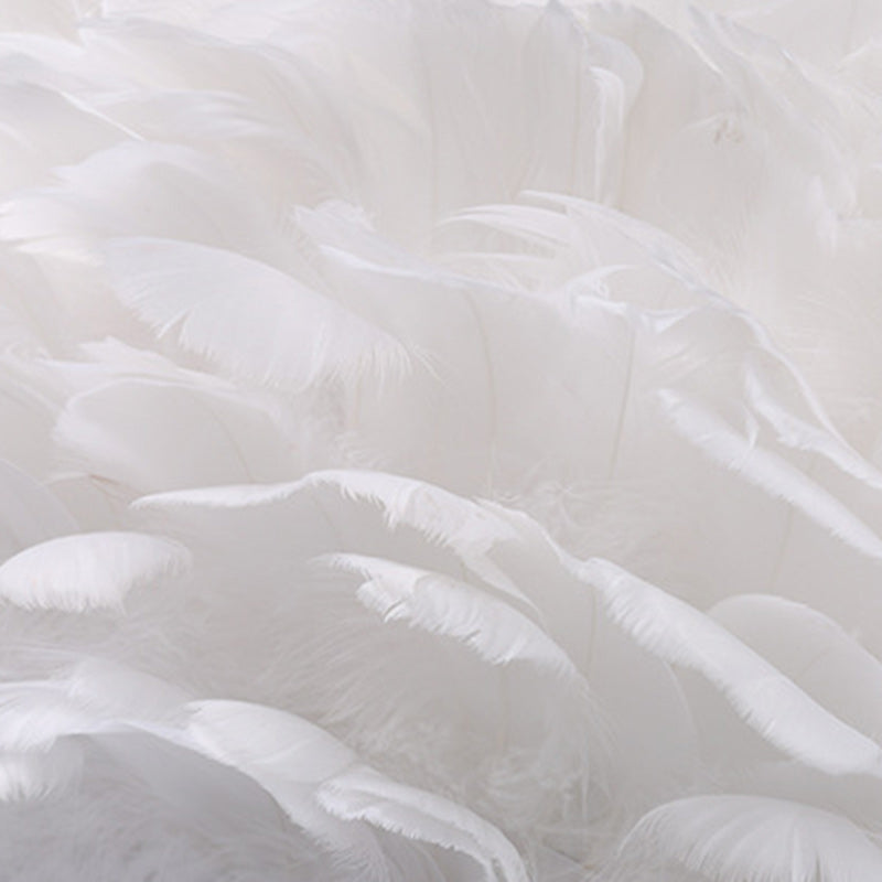 Feather Tripod Iron Frame Table Lamp