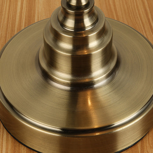 Curved Pole Dome Iron Table Lamp