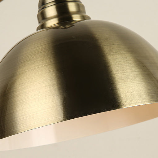 Curved Pole Dome Iron Table Lamp