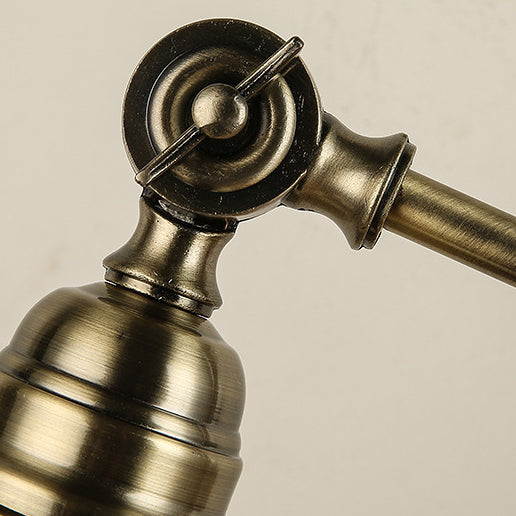 Curved Pole Dome Iron Table Lamp