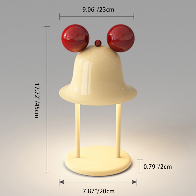 Cylinder Bell Shape Iron Table Lamp