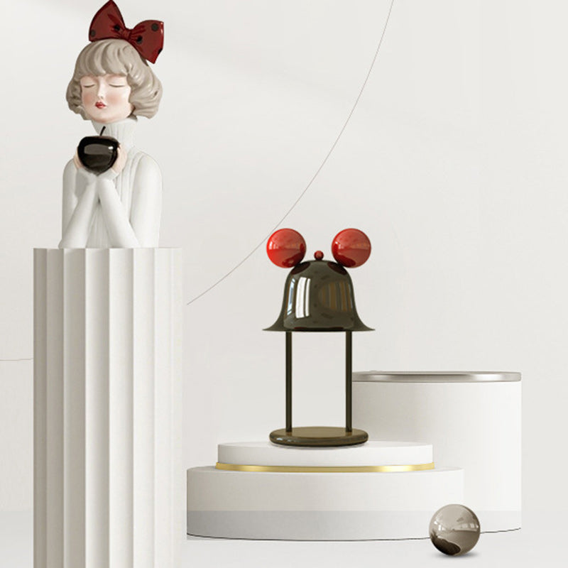 Cylinder Bell Shape Iron Table Lamp