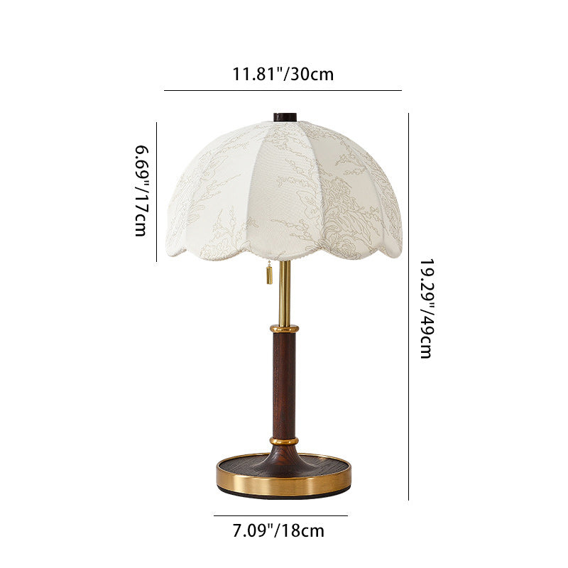 Dome Round Cylinder Table Lamp
