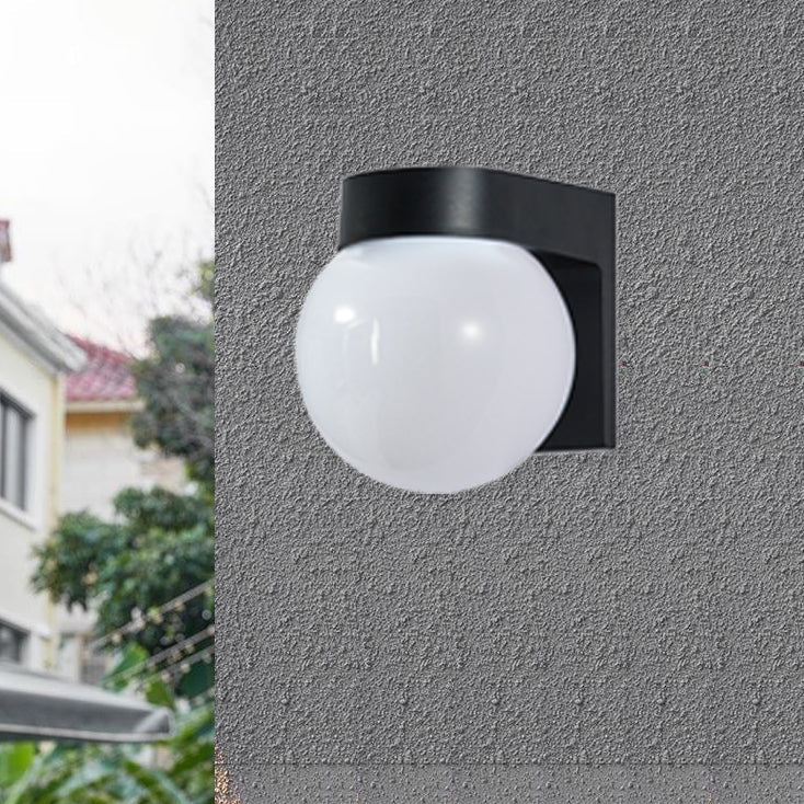 Orb Polycarbonate Acrylic Patio Outdoor Light