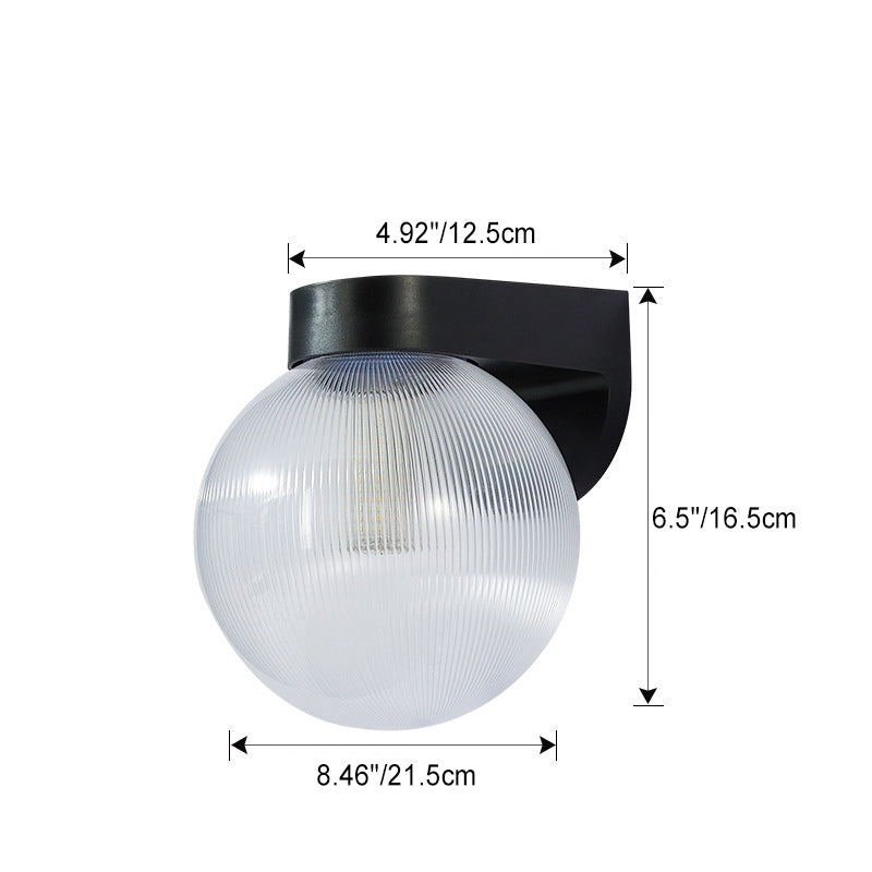 Orb Polycarbonate Acrylic Patio Outdoor Light