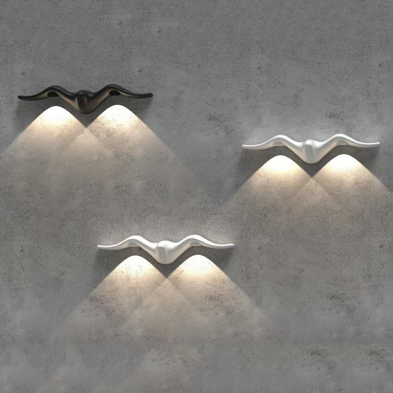 Line Wave Aluminum Patio Outdoor Light