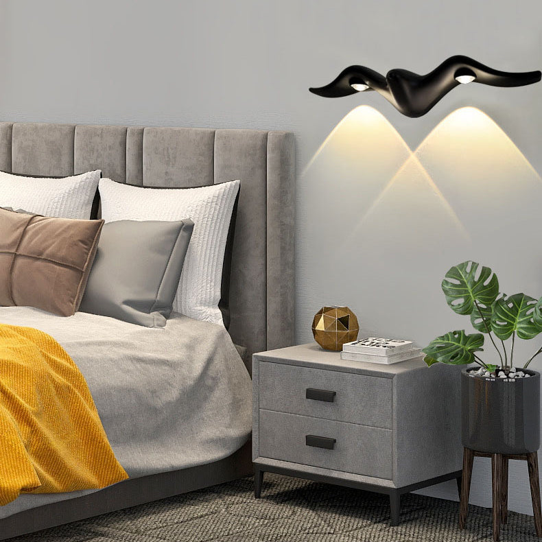 Line Wave Aluminum Patio Outdoor Light
