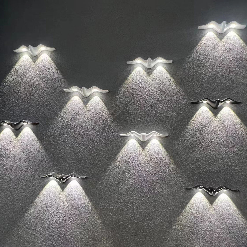 Line Wave Aluminum Patio Outdoor Light