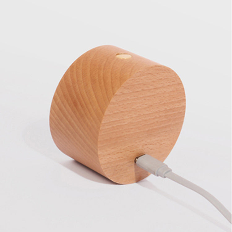 Rechargeable Round Metal Solid Wall Lamp