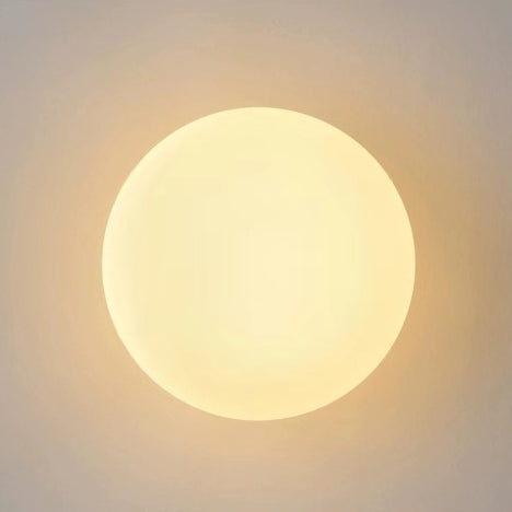 Orb Glass Living Room Wall Lamp
