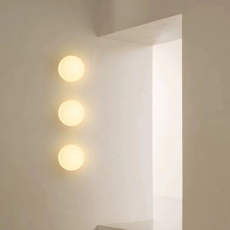 Orb Glass Living Room Wall Lamp