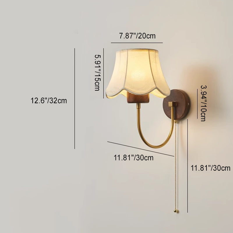 Dome Trapezoidal Candle Holder Wall Lamp