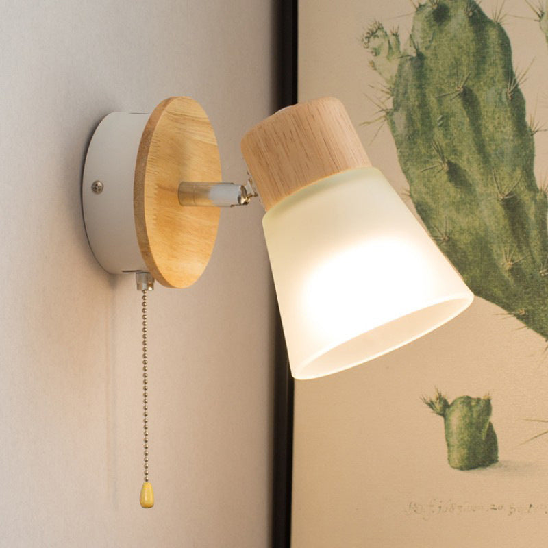 Round Horn Shape Solid Wall Lamp
