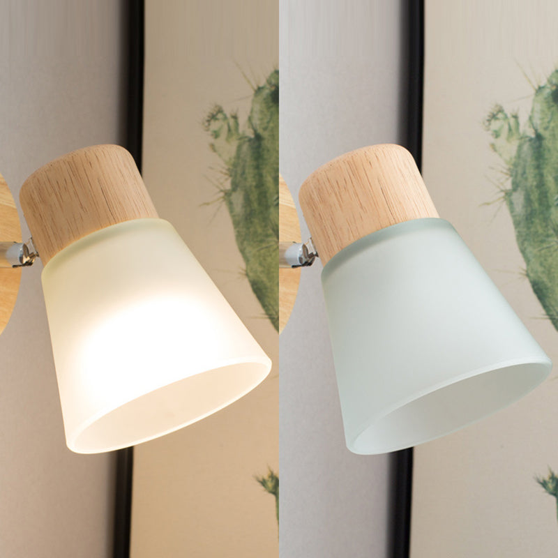 Round Horn Shape Solid Wall Lamp
