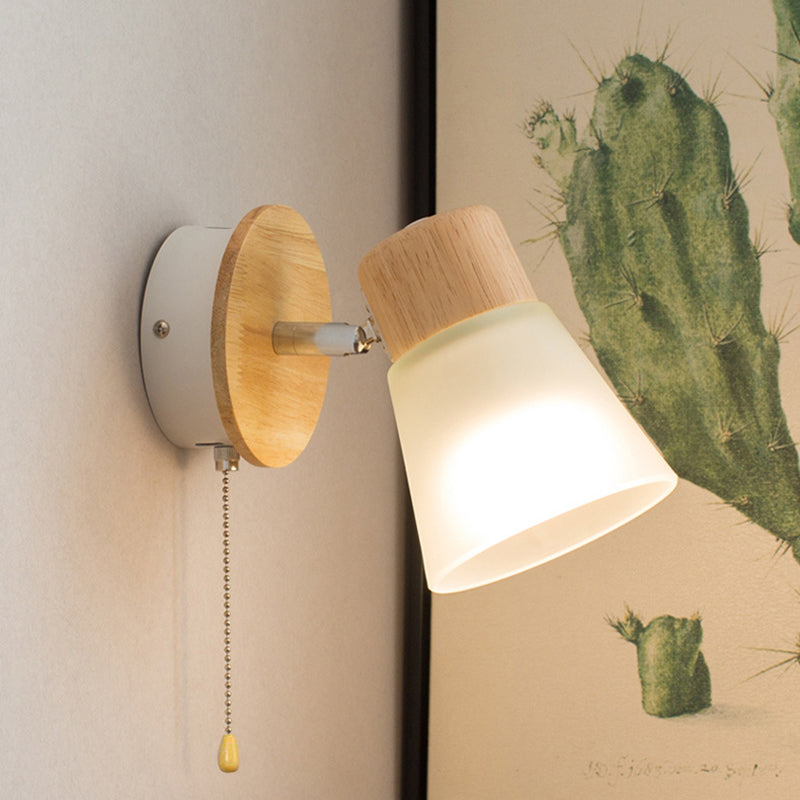 Round Horn Shape Solid Wall Lamp