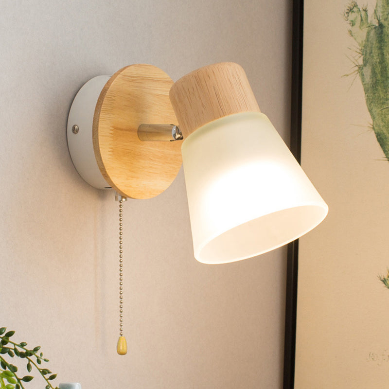 Round Horn Shape Solid Wall Lamp