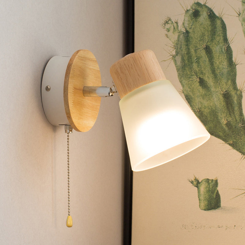 Round Horn Shape Solid Wall Lamp