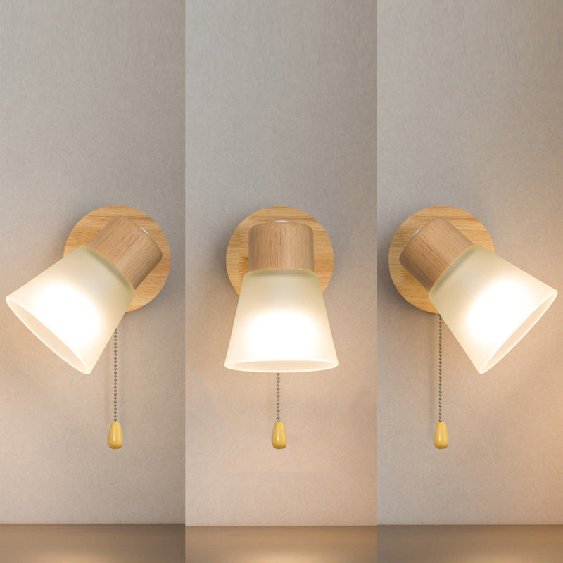 Round Horn Shape Solid Wall Lamp