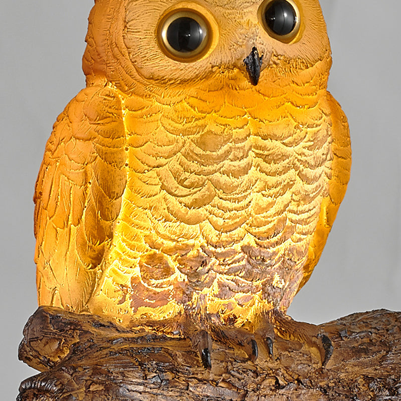 Owl Parrot Lizard Resin Wall Lamp