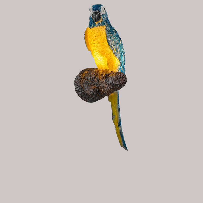 Owl Parrot Lizard Resin Wall Lamp