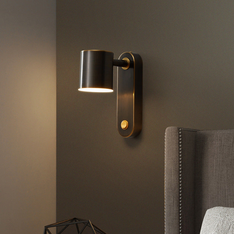 Rotatable Oval Cylinder Full Wall Lamp